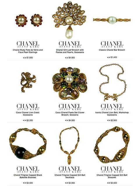 Chanel jewelry catalog